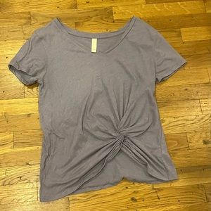 Altar’d State Medium Lavender Twist Tee